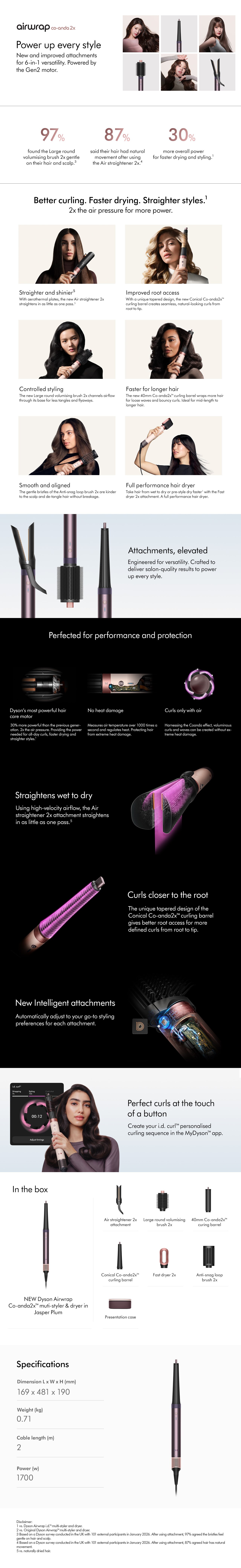 DYSON HS09 Airwrap Co-anda2x™ muti-styler & dryer