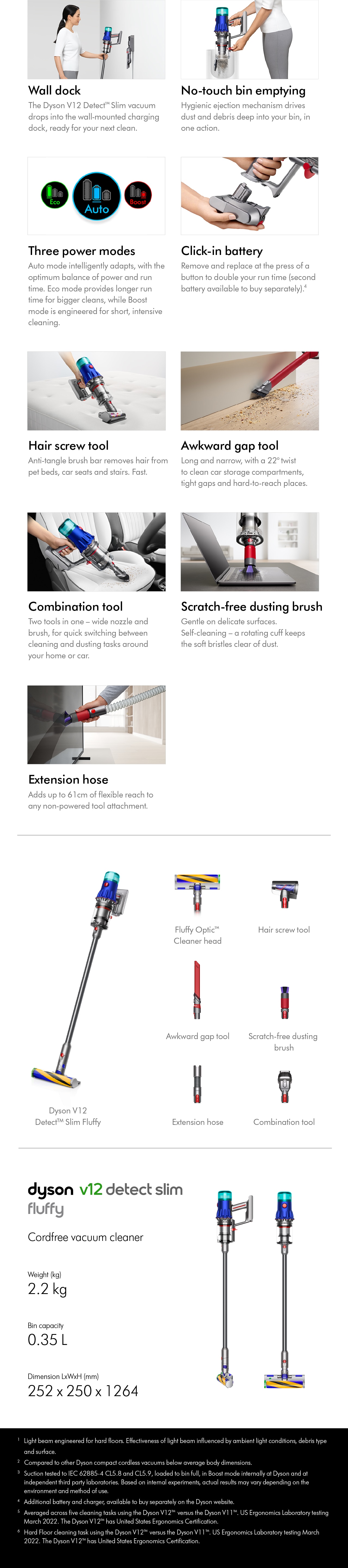 DYSON V12 Detect™ Slim Fluffy vacuum (2023 version)