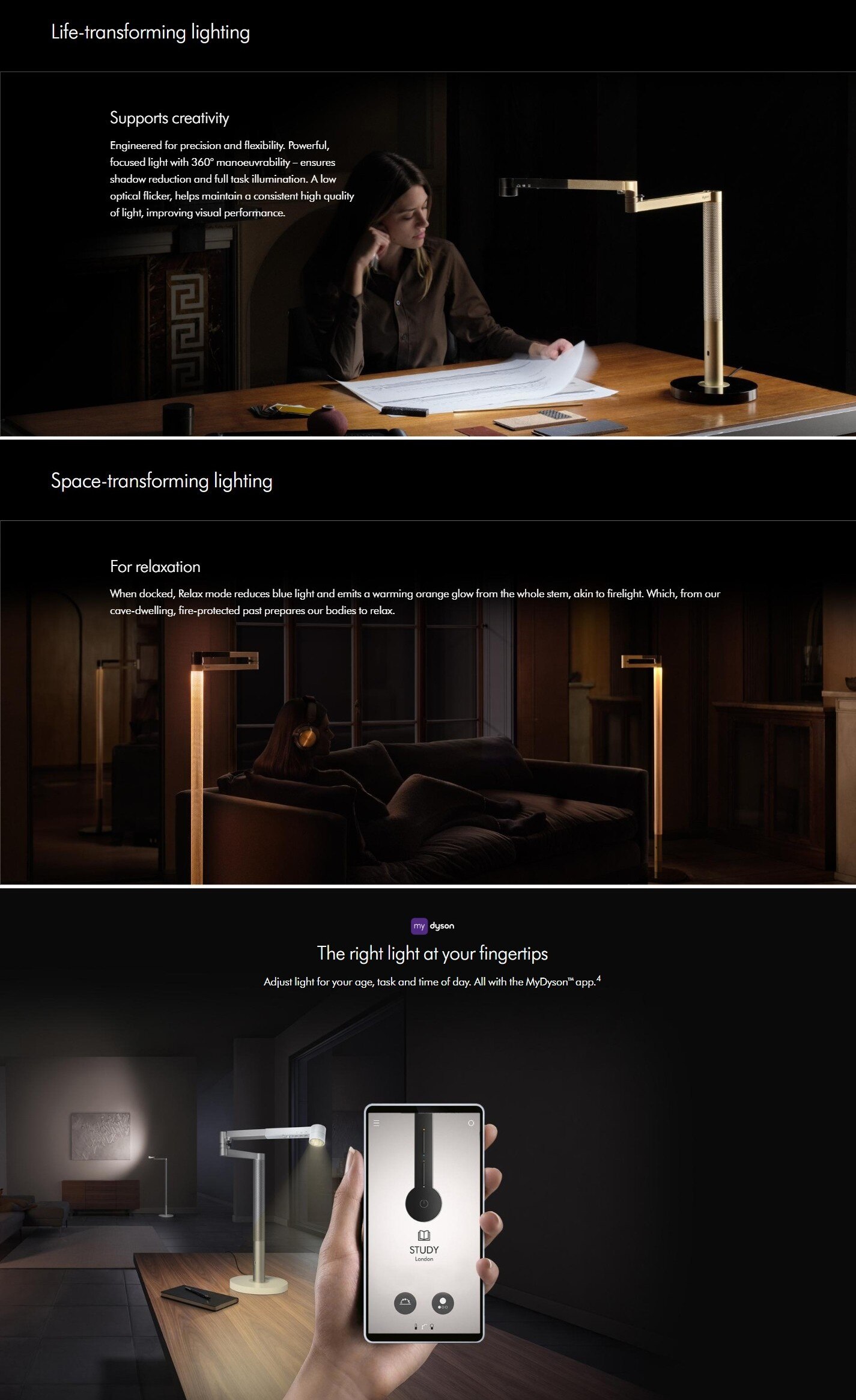 DYSON Solarcycle Morph™ desk light