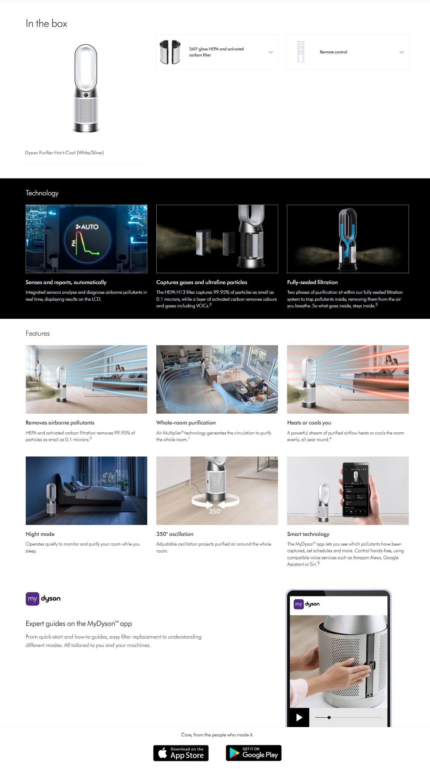 DYSON HP11 Purifier Hot+Cool (Wh/Wh)