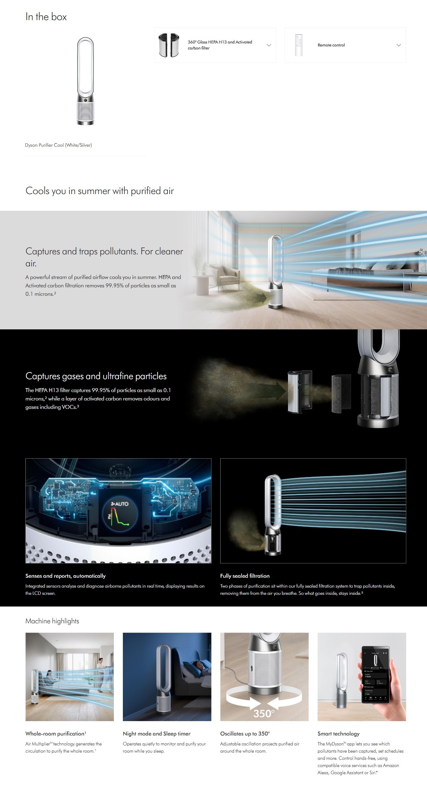 DYSON TP11 Purifier Cool (White/White)