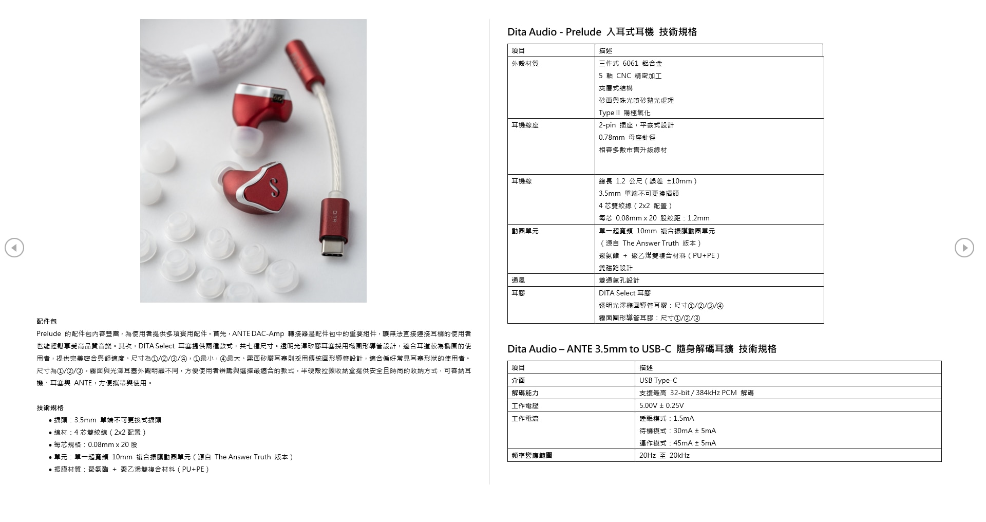 Dita Prelude Headphone