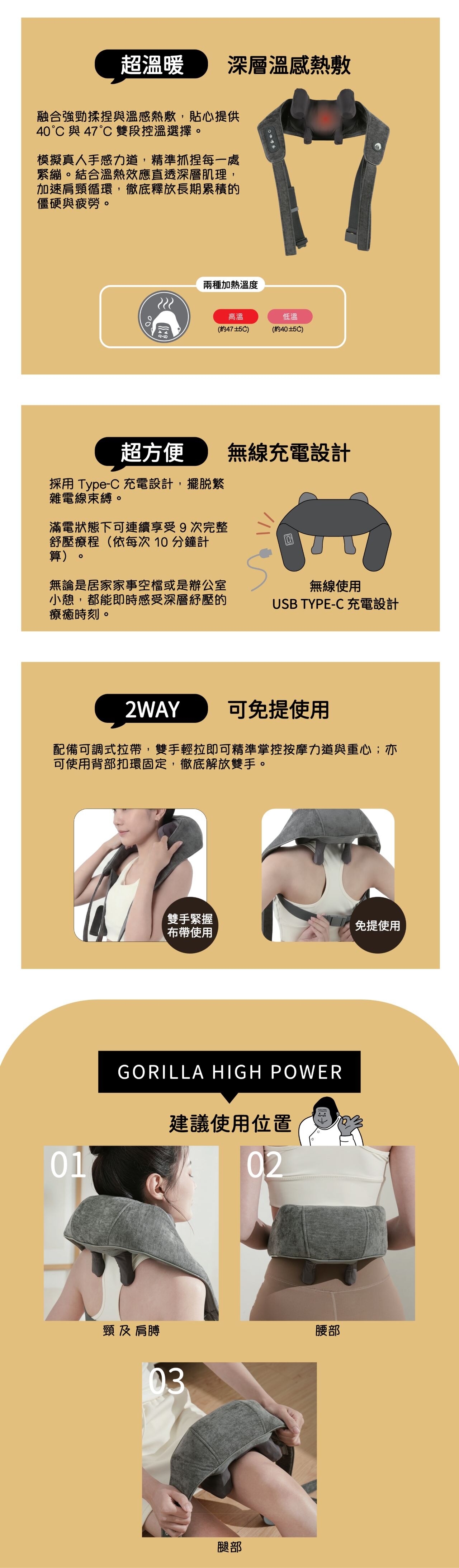 Doshisha Gorilla Shoulder & Neck Massager