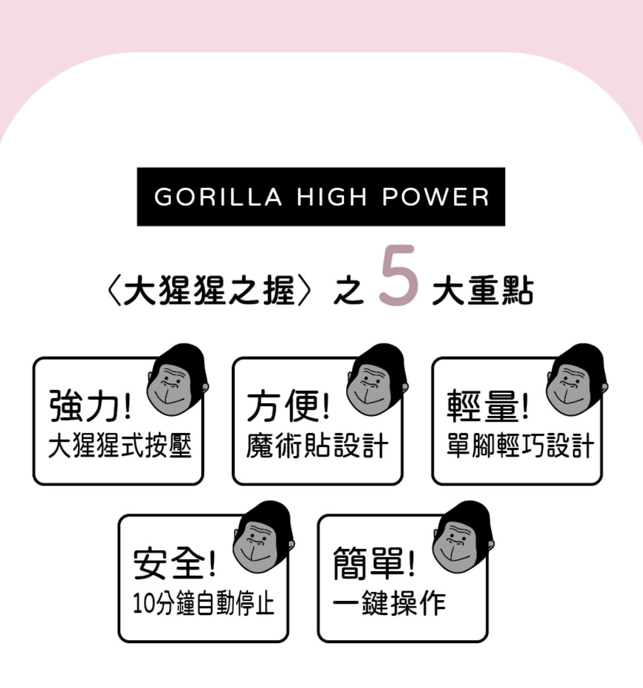 Doshisha 大猩猩之握 小腿按摩器