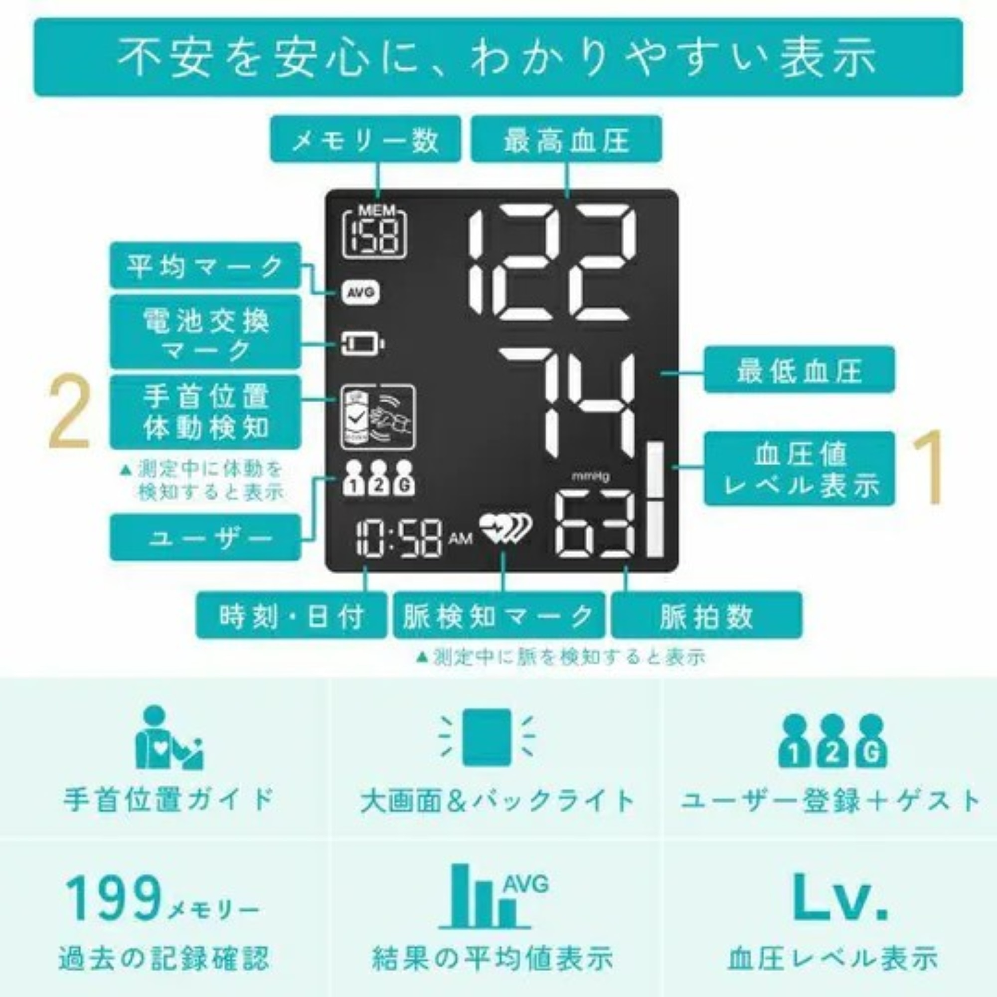 Dretec 手腕式血壓計 BM-111