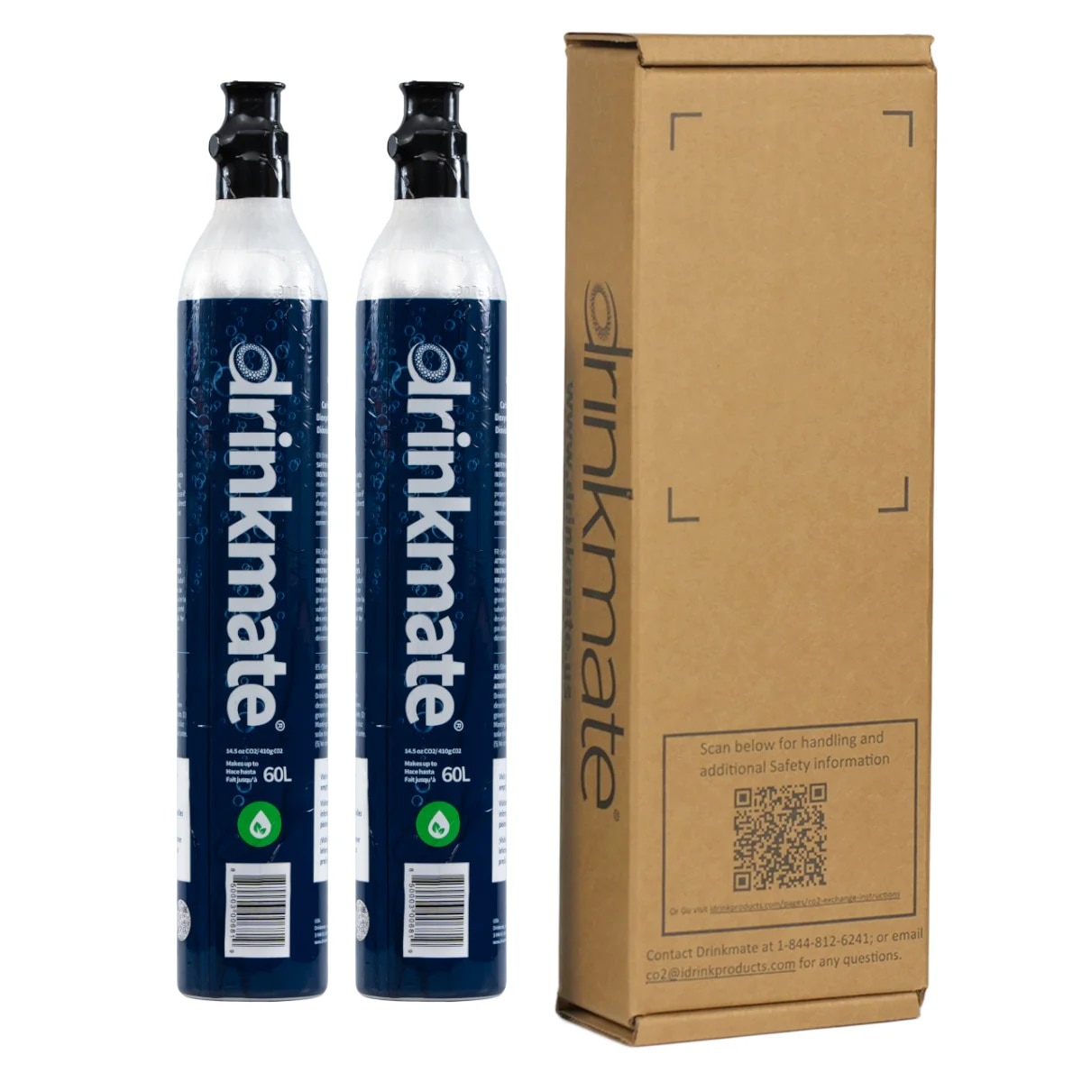 Drinkmate FOOD GRADE CO2 CYLINDER 410G x 2