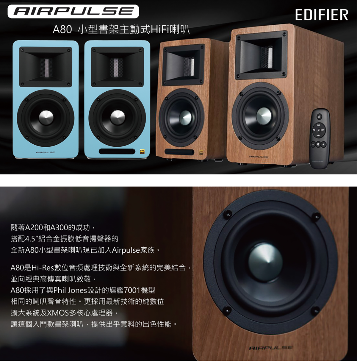 EDIFIER A80 Bluetooth Speaker