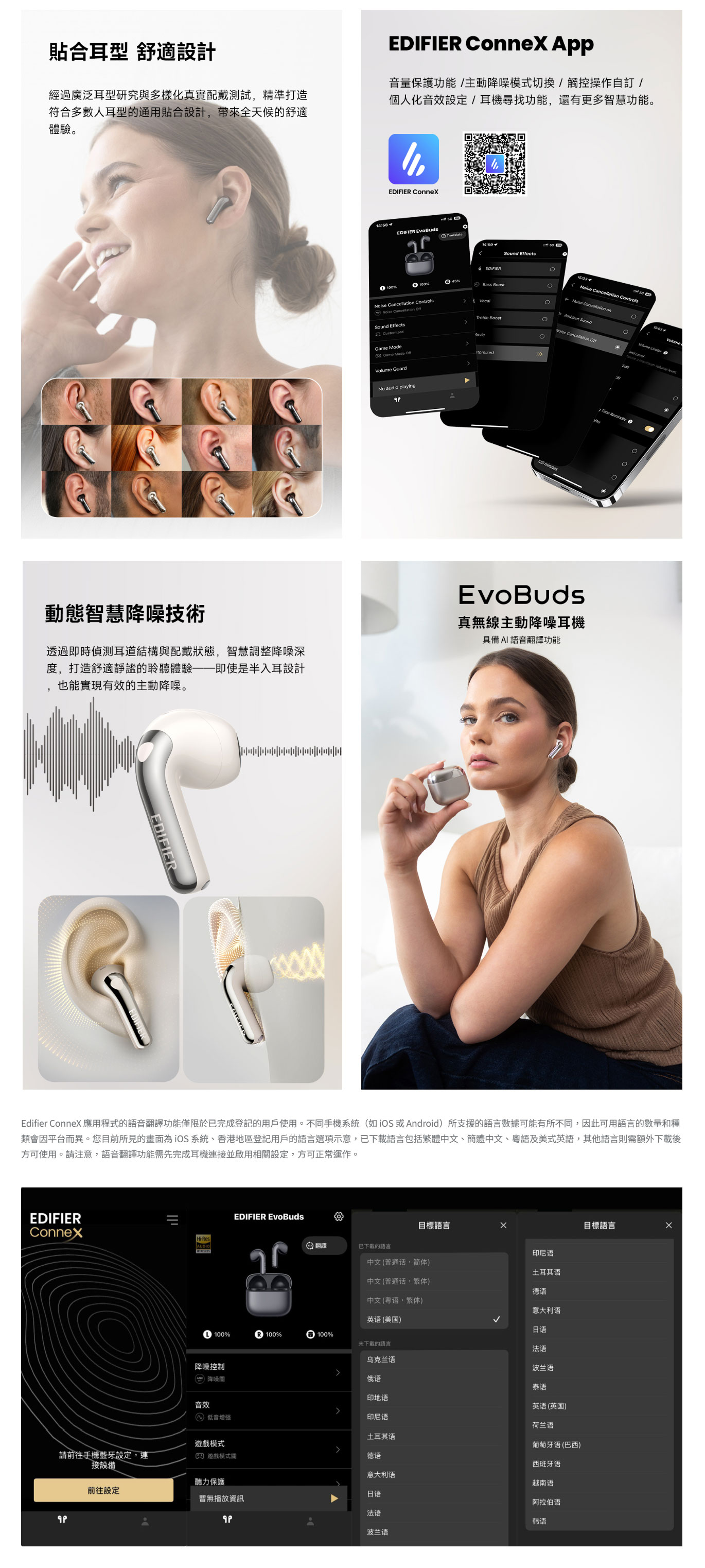EDIFIER EvoBuds Noise Cancelling True Wireless Earbuds
