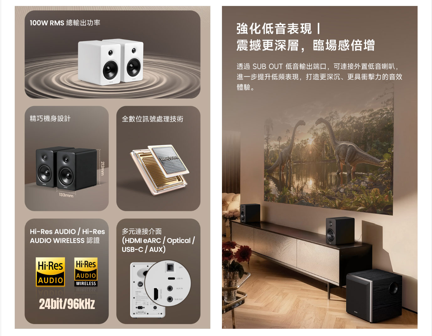EDIFIER M90 Compact Active Speaker