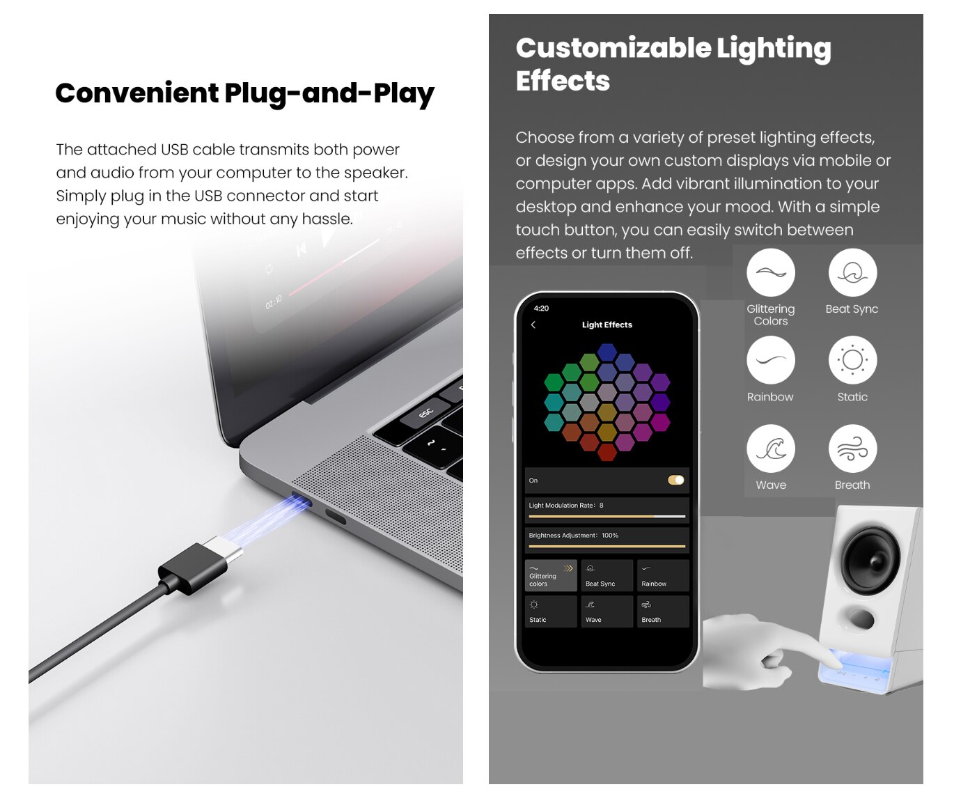 EDIFIER R20BT AUX/BT/USB Bluetooth Speaker