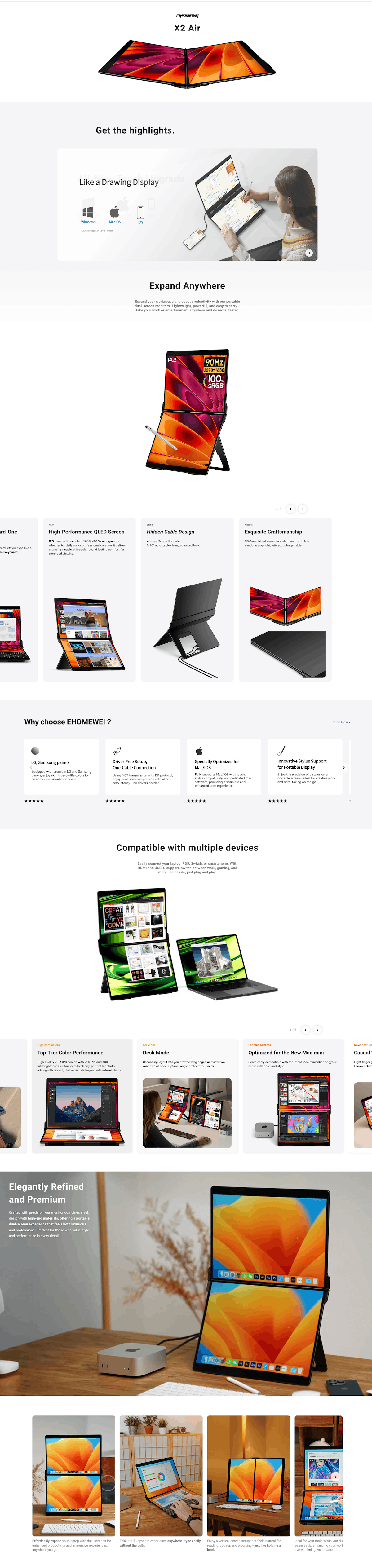 EHOMEWEI X2 Air 14.2
