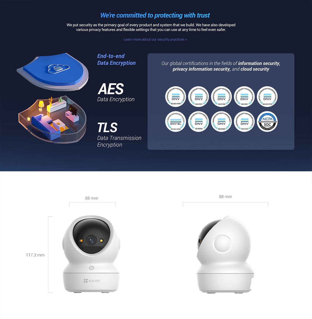 EZVIZ H6C G1 4K 360°雲台升級版 家居鏡頭