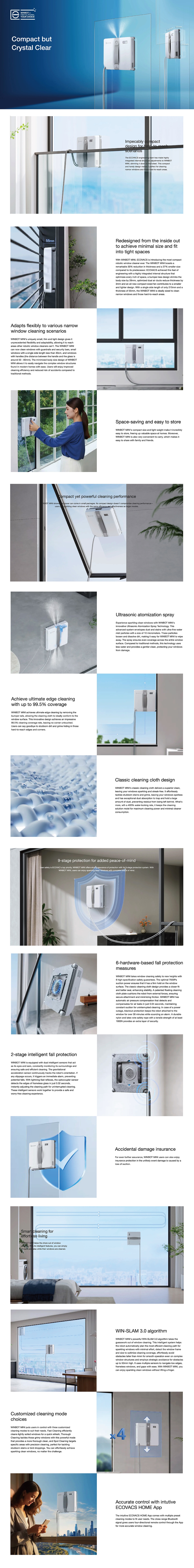 ECOVACS WINBOT MINI Window Cleaning Robot