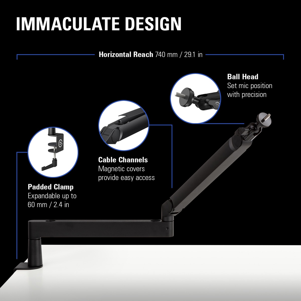 Elgato Wave Mic Arm LP Low Profile Mic Arm