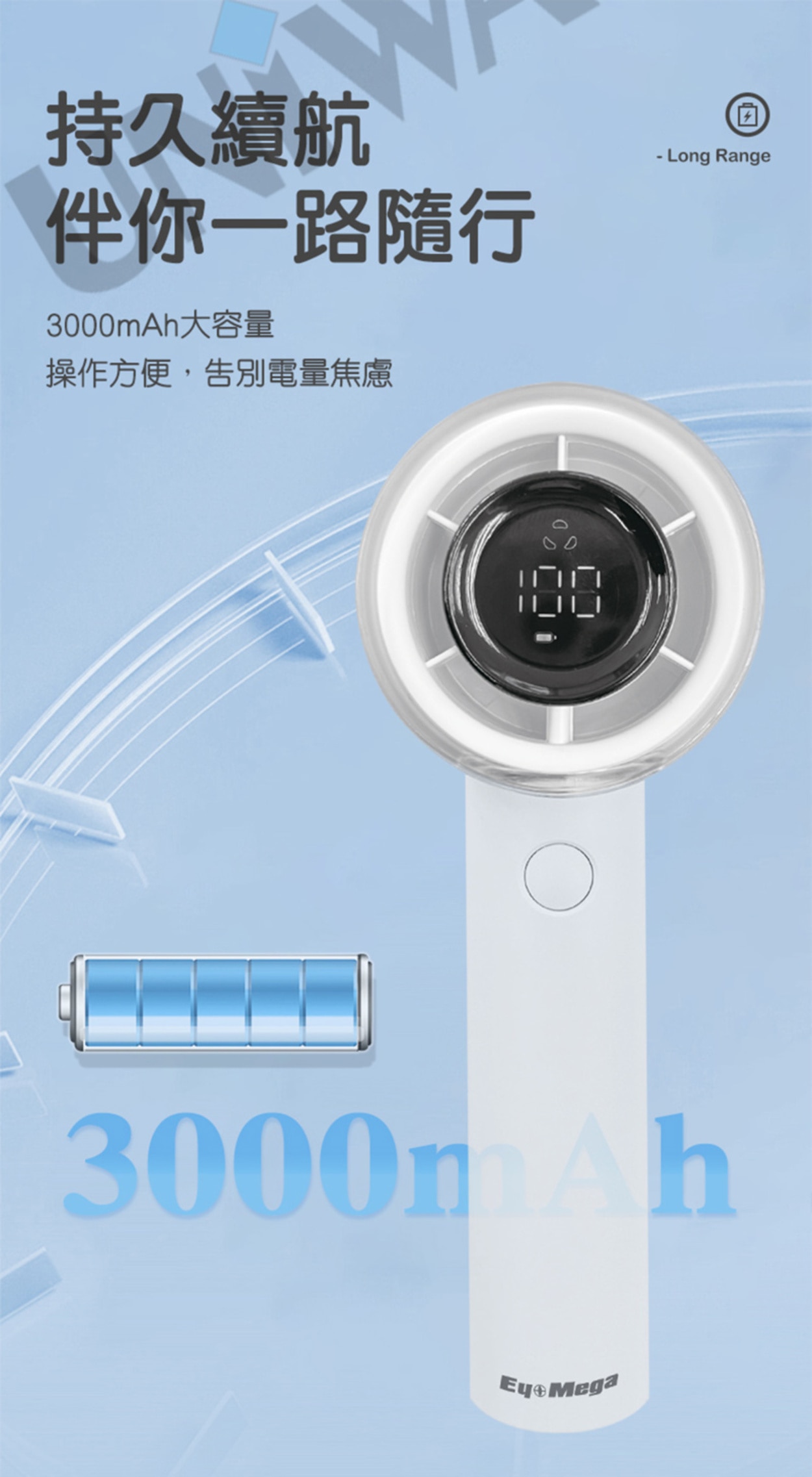 Eyemega EM-F23 Turbo Handy Fan