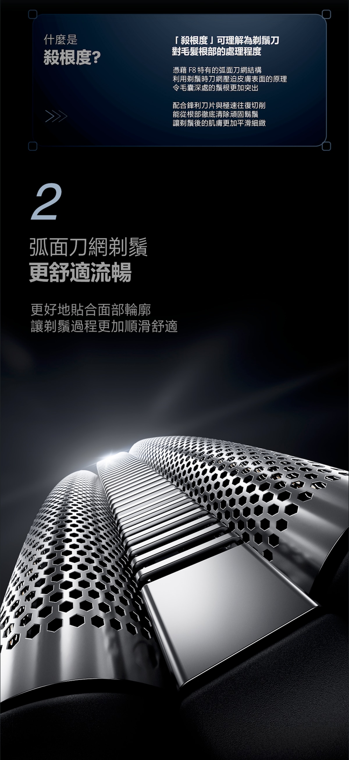 FLYCO F8 三刀頭超高速便攜式磁吸防水電鬚刨 (配備LED屏+旅行包)