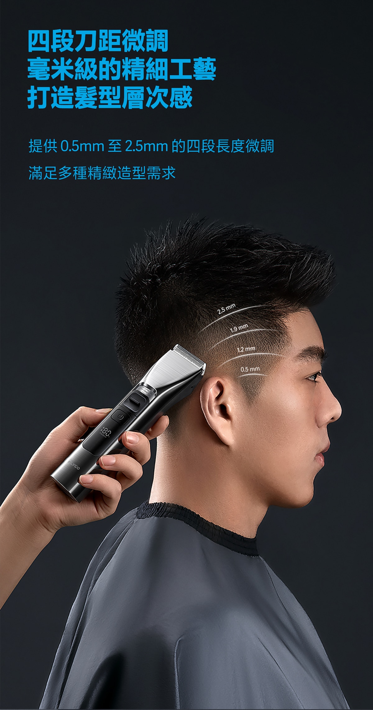 FLYCO FC5916 專業級家用理髮器 (配備LED屏+旅行包)