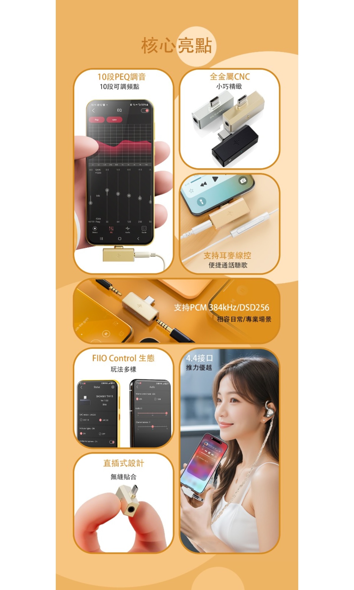 FiiO Snowsky TINY B (解碼和耳機功率放大器)