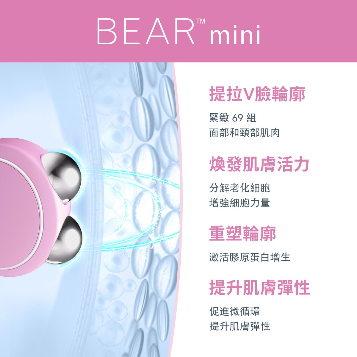 FOREO 至臻煥膚節日套裝 - BEAR迷你智能微電流美容儀+UFO 2 智臻迷你面膜儀