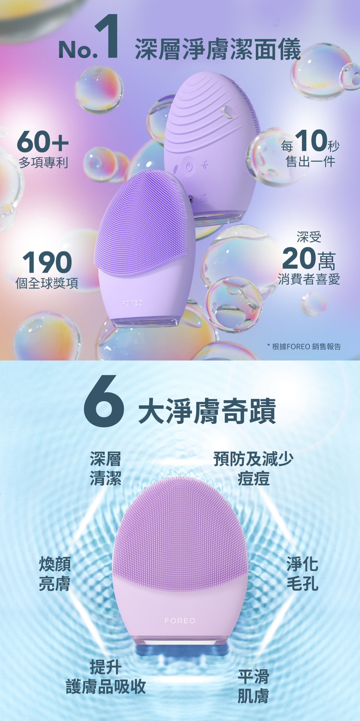 FOREO LUNA 4凈透舒緩潔面儀 (中性肌)
