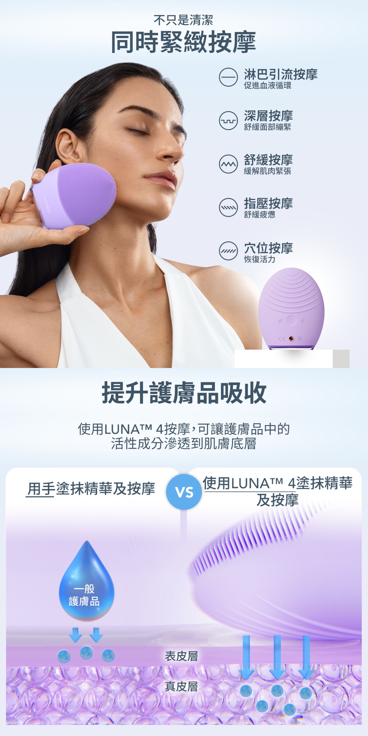 FOREO LUNA 4凈透舒緩潔面儀 (中性肌)