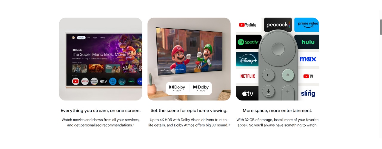 GOOGLE Google TV 4K Streaming