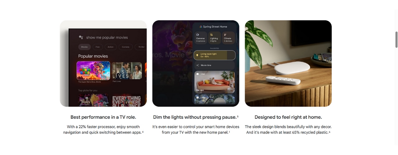 GOOGLE 谷歌 Google TV 4K Streaming 串流器播放器