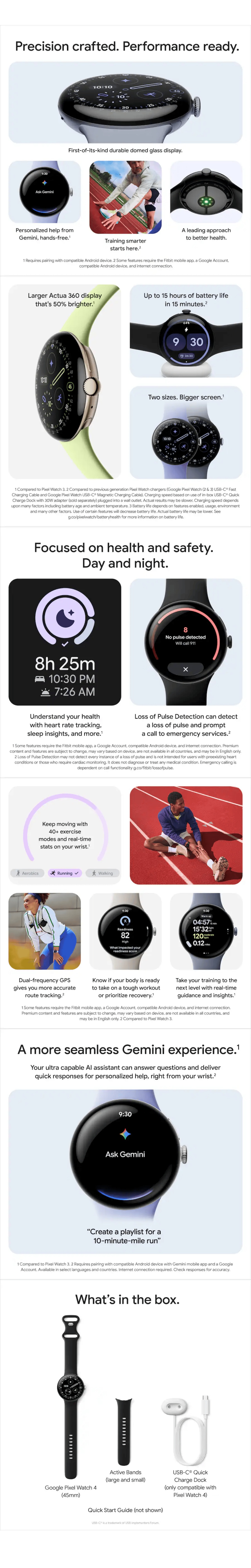 GOOGLE Pixel Watch 4 Smart Wearable