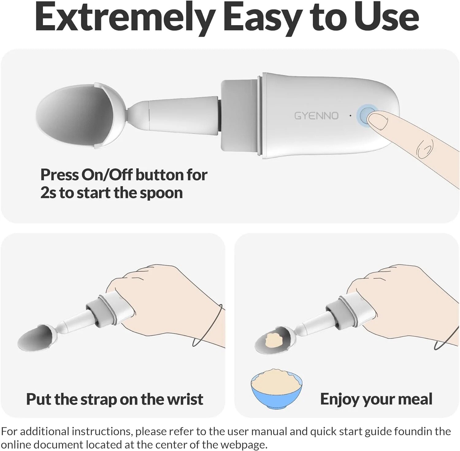 GYENNO Bravo Classic Parkinson's Spoon