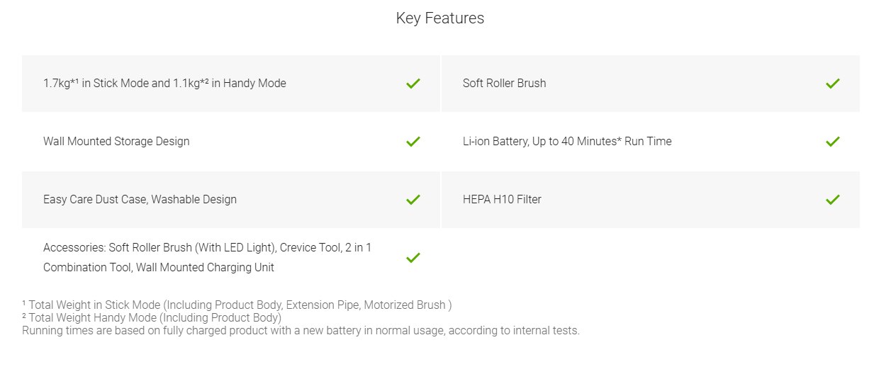 HITACHI PV-X70P Stick Handy Type Vacuum Cleaner