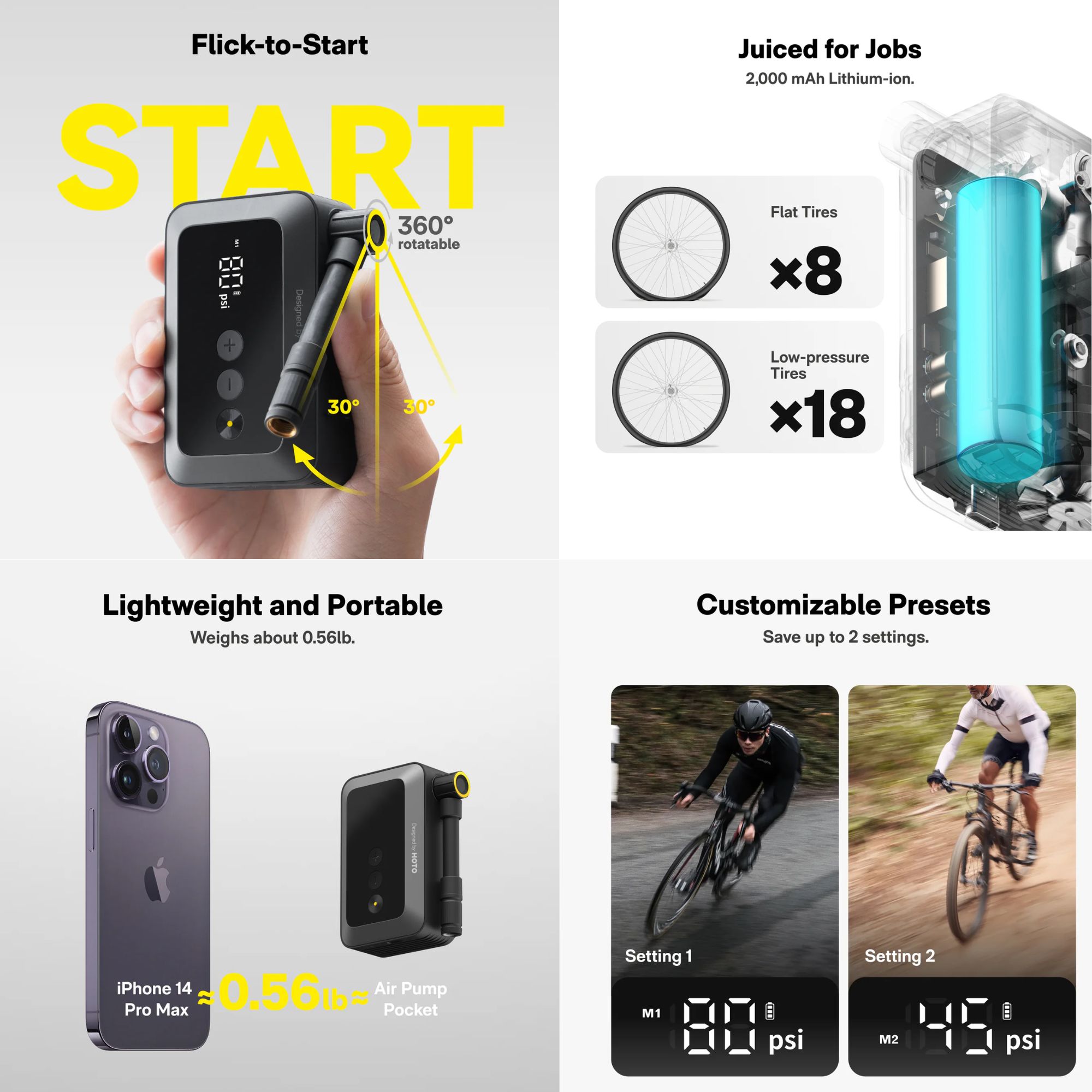 HOTO HOTO Air Bike Pump Pocket