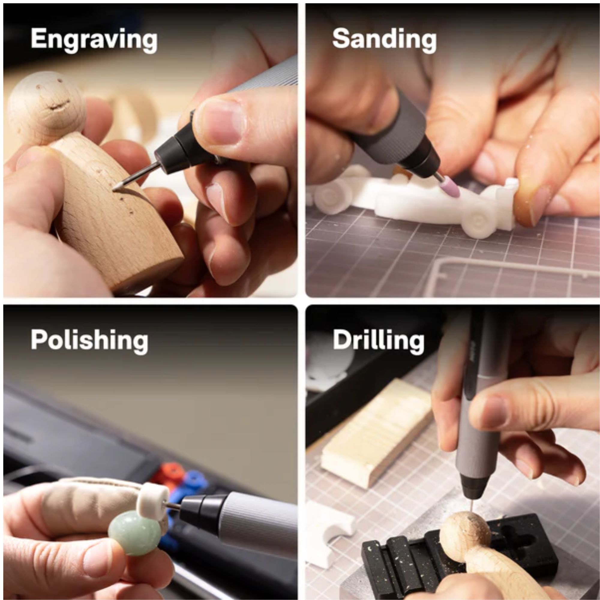 HOTO HOTO SNAPBLOQ™ R-A04 Electric Mini Rotary Tool Kit