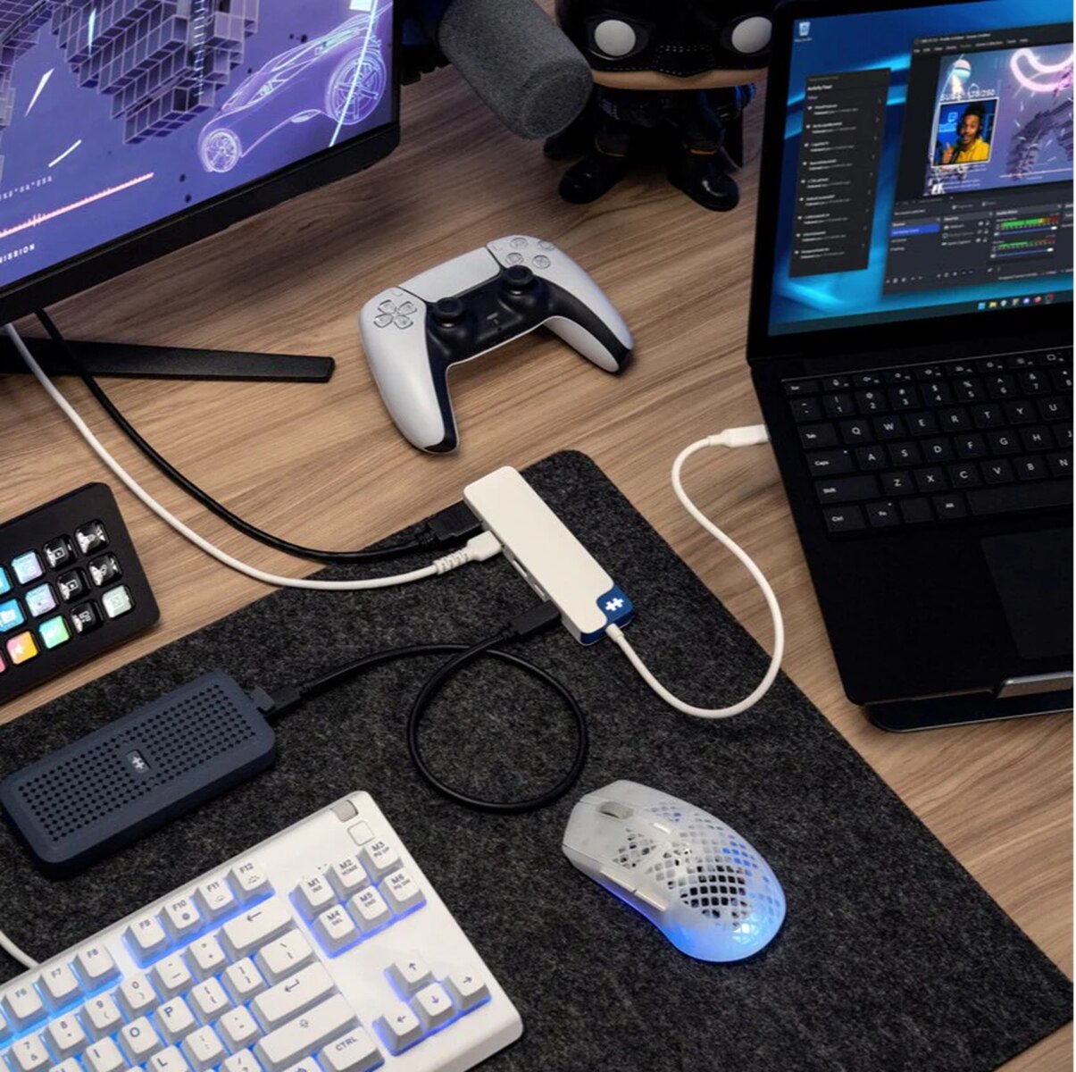 HYPER HD4101BUGL 5 Port USB-C Mobile Dock