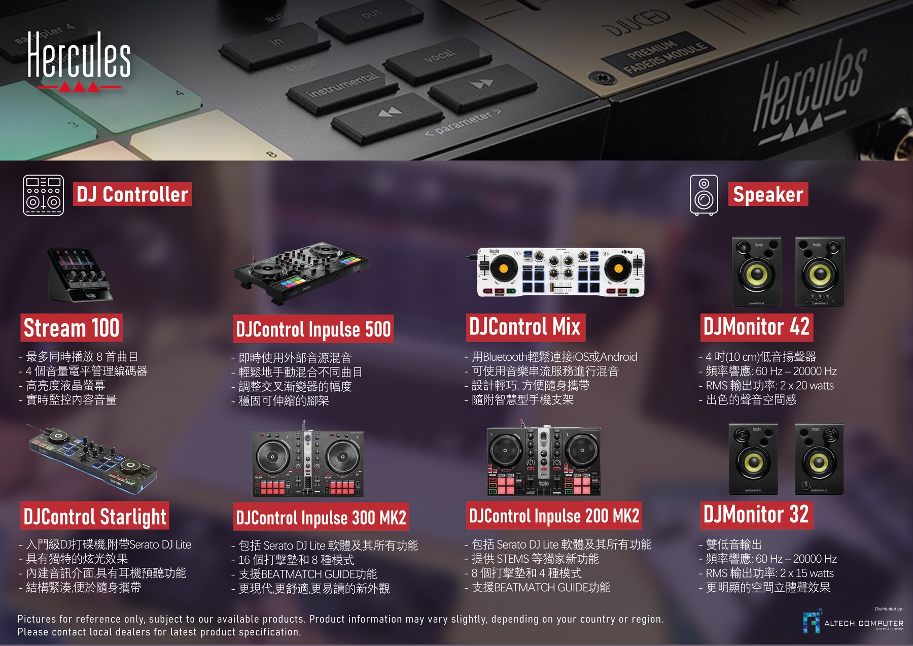 嗨酷樂 DJ Monitor 42 有源監聽揚聲器