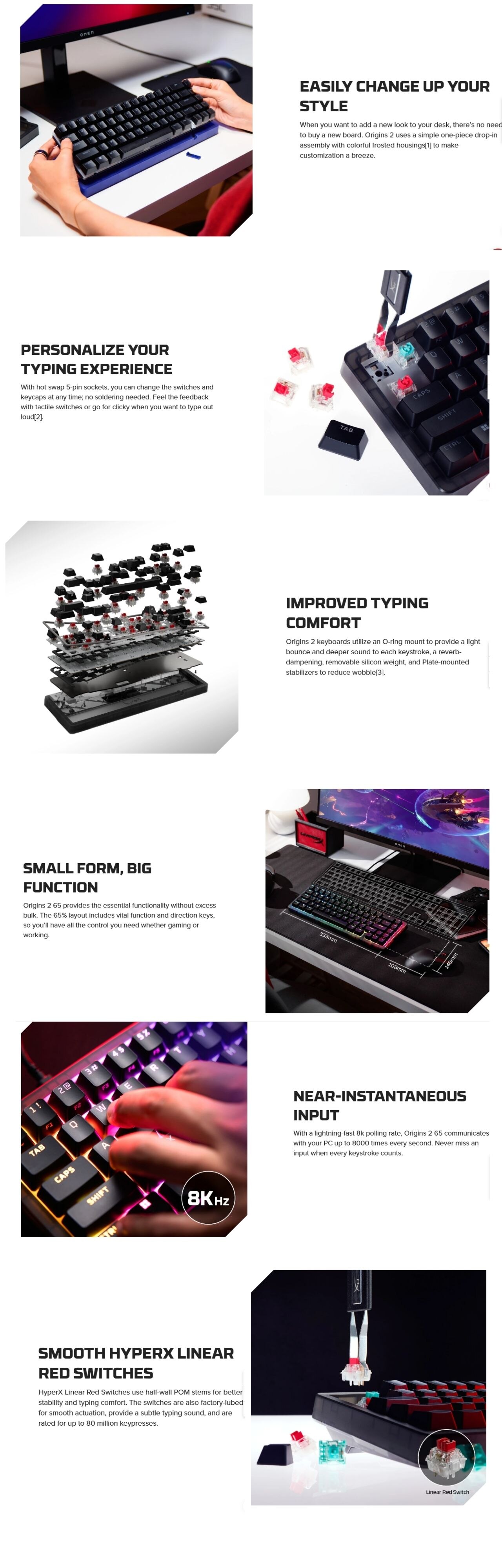 HyperX Origins 2 65 Mechanical Gaming Keyboard