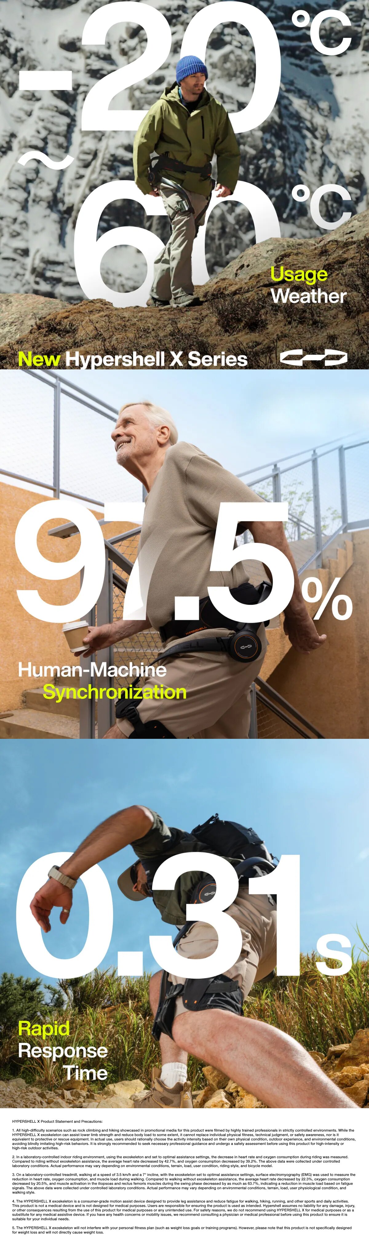 Hypershell X Ultra S AI-Powered Outdoor Exoskeleton