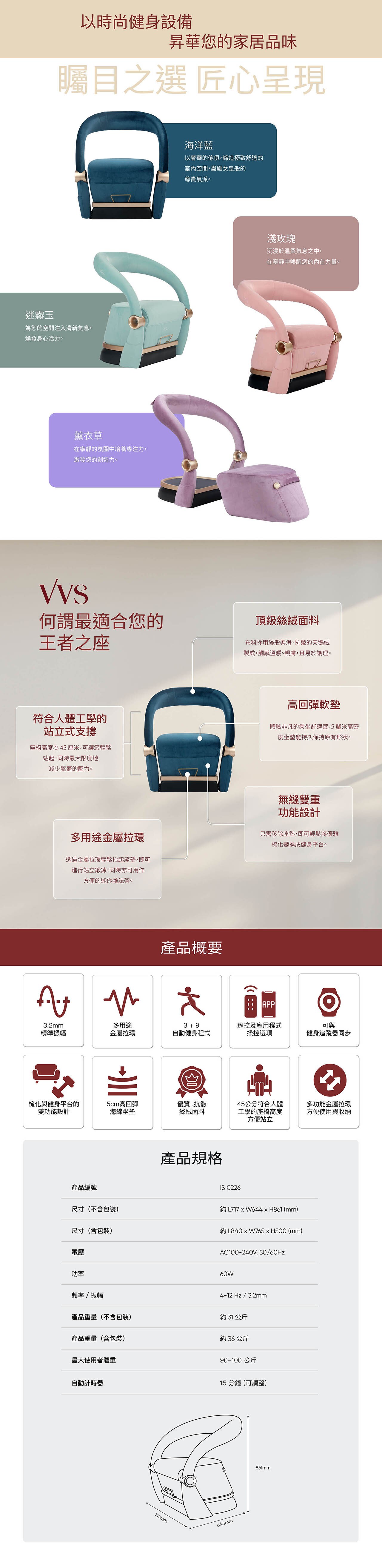 ITSU VVS Fitness Chair