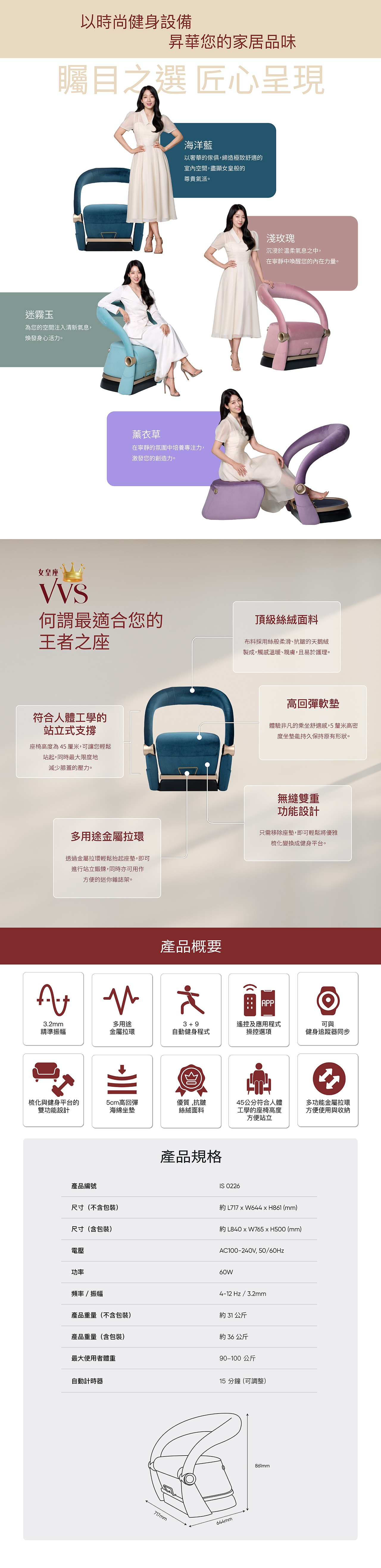 ITSU VVS Fitness Chair