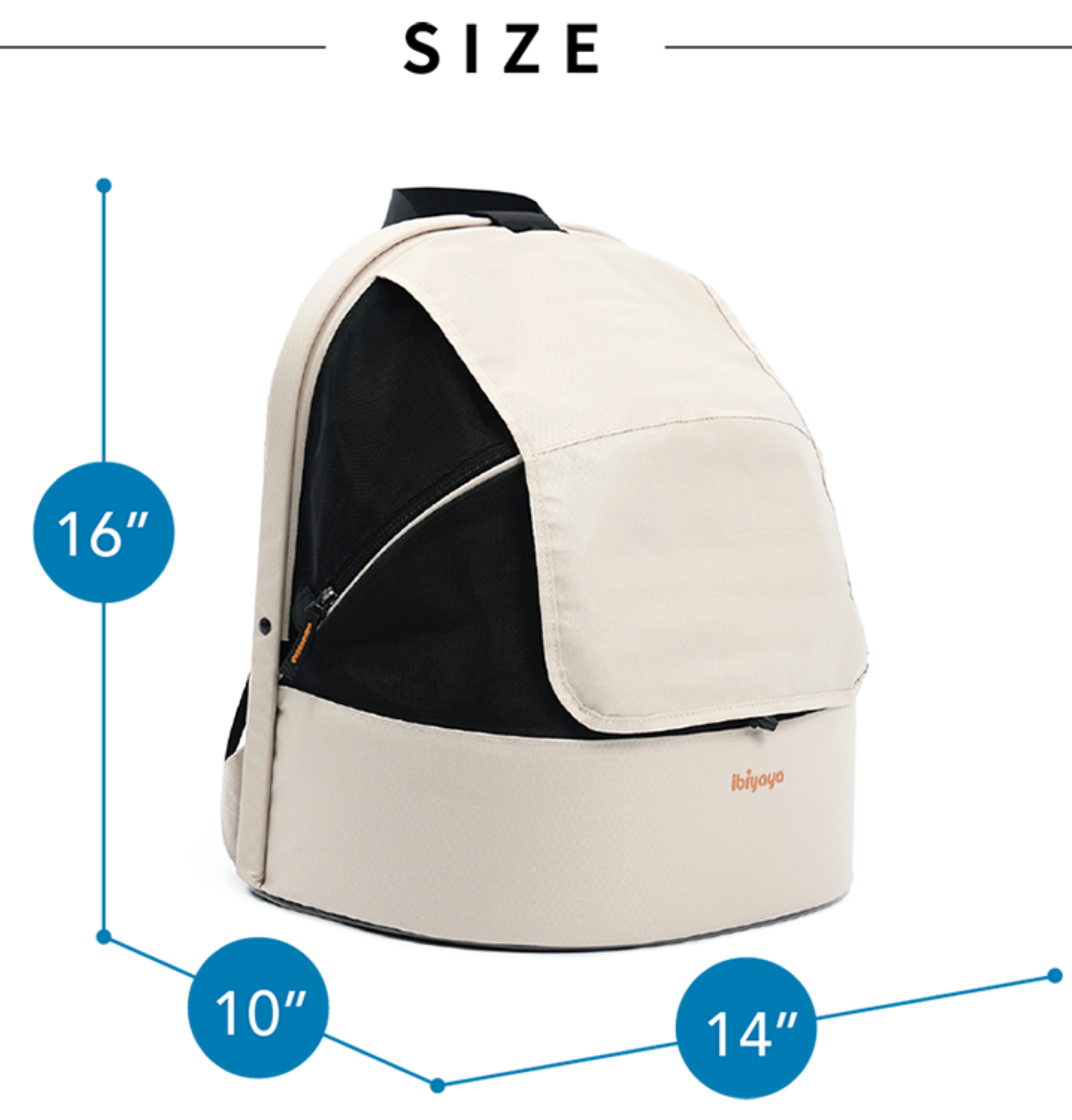 Ibiyaya Panorama Zipper-Free Small Pet Travel Carrier