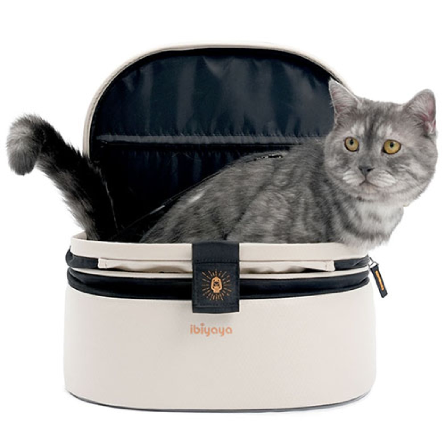 Ibiyaya Panorama Zipper-Free Small Pet Travel Carrier