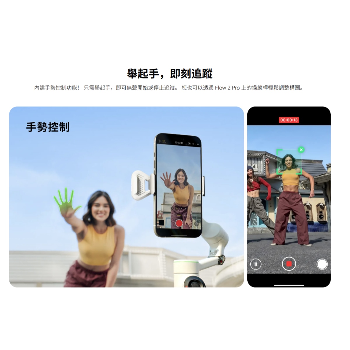 Insta360 Flow 2 Pro AI 追蹤模組