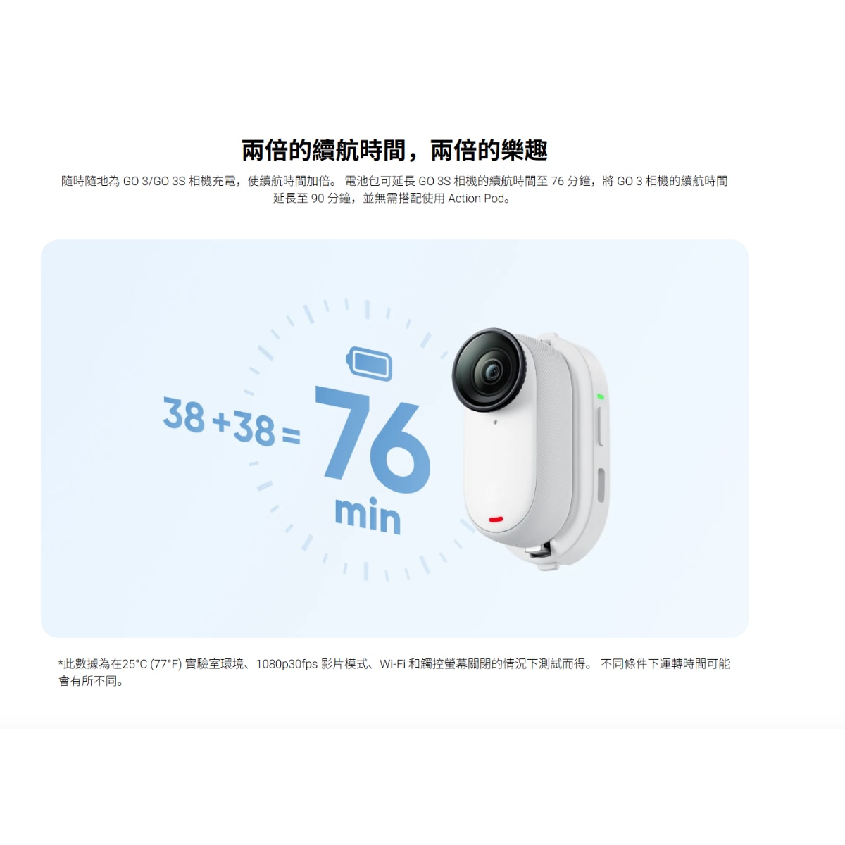 Insta360 GO 3S 電池包