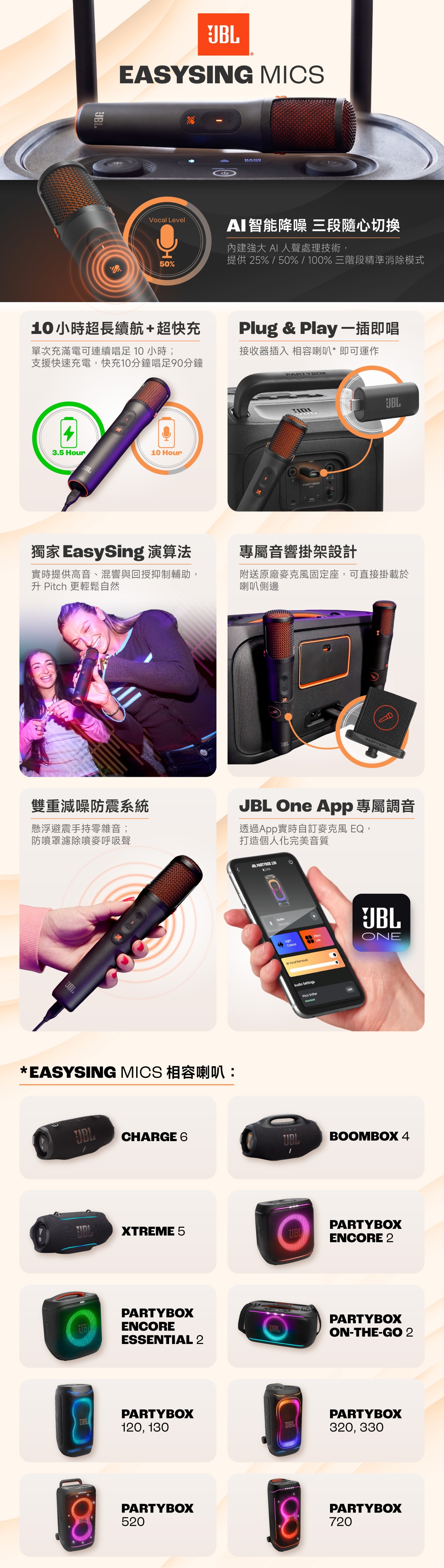 JBL JBL EASYSING MICS