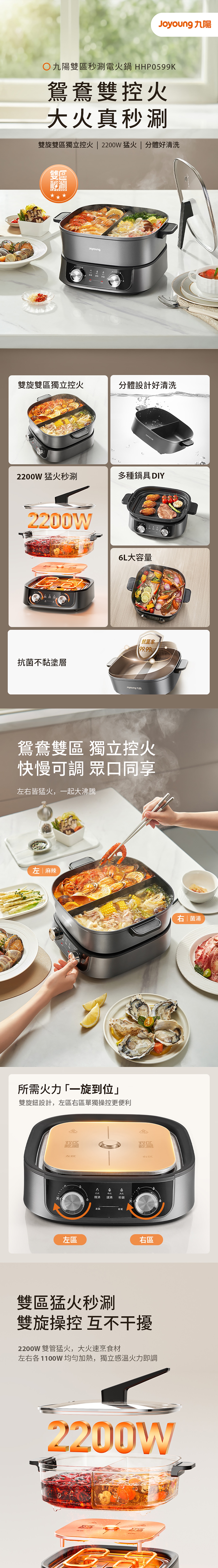 JOYOUNG HHP0599K 多功能火鍋煮食爐