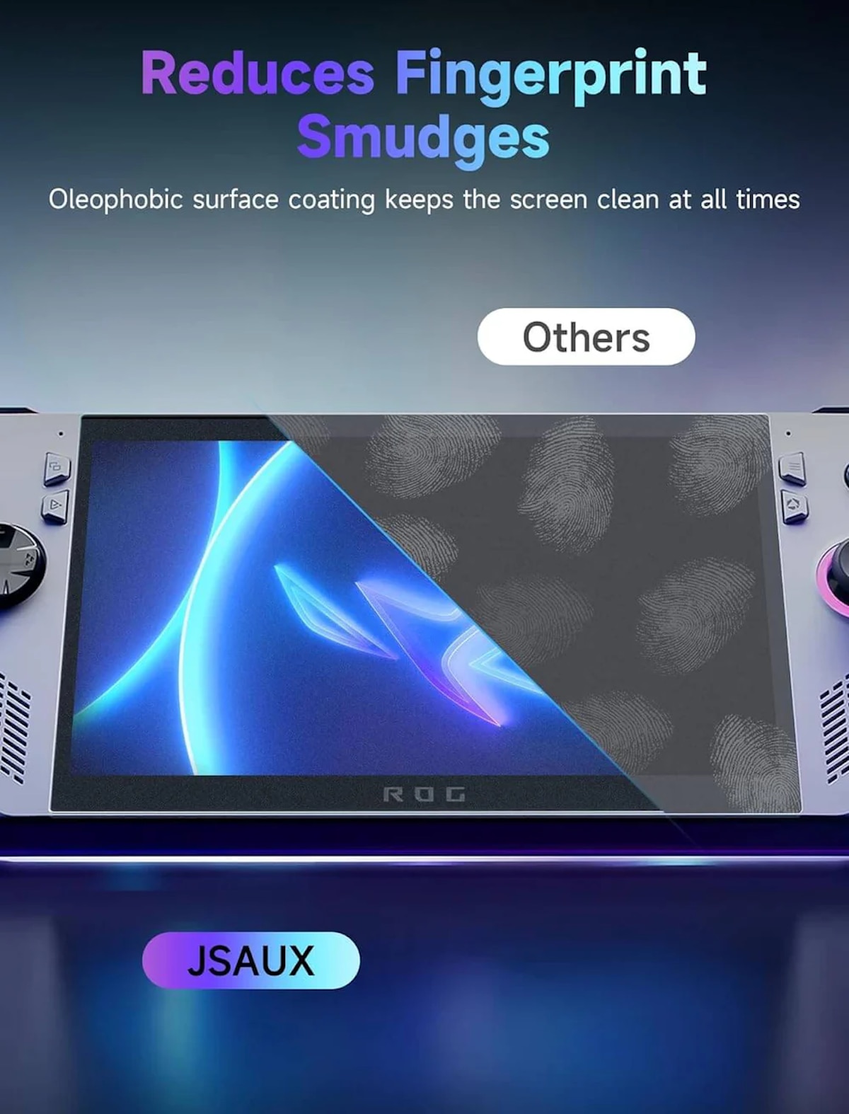 JSAUX GP0113A Anti-Glare Screen Protector for ROG Ally & ROG Xbox Ally Series (2 pack)