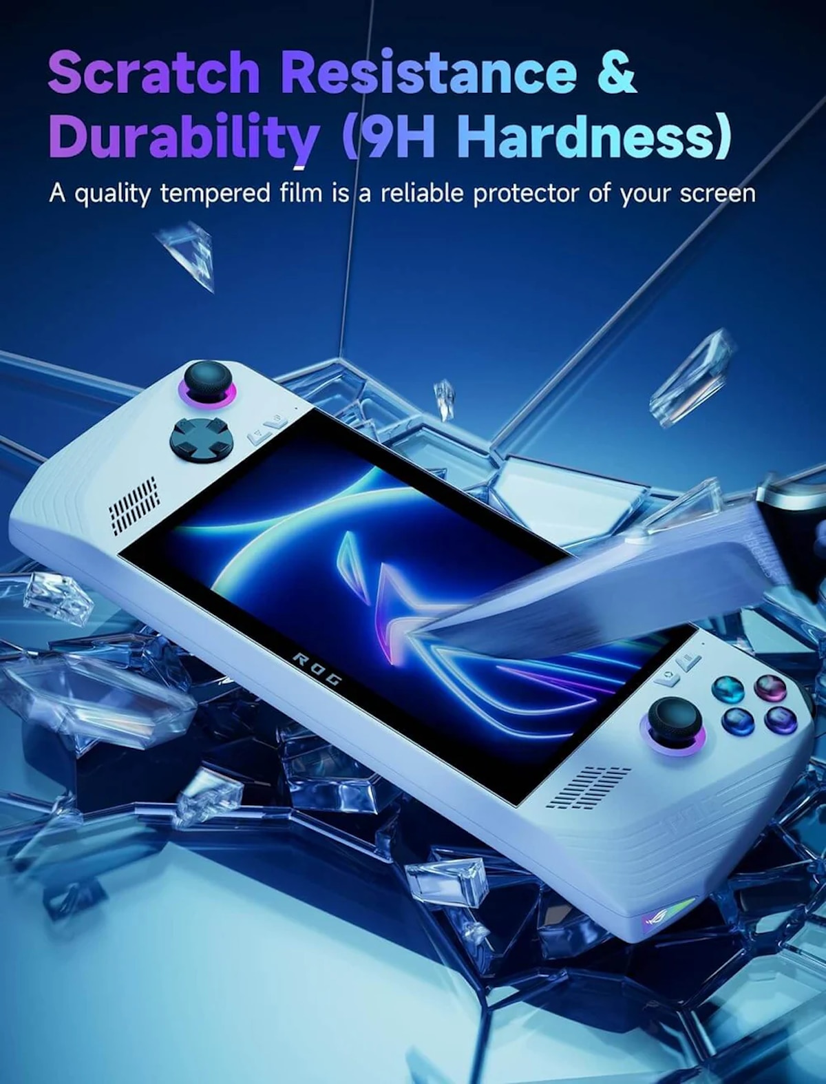 JSAUX GP0113A ROG Ally & ROG Xbox Ally 系列 防眩光螢幕保護貼 (2片裝)