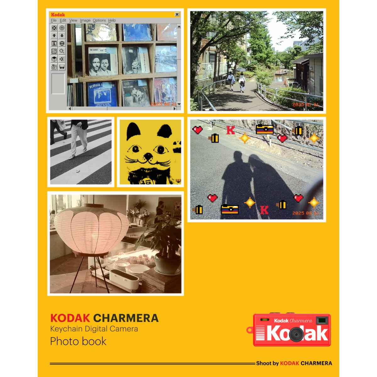 KODAK CHARMERA Keychain Digital Camera Blind Box Whole Set (6PC)