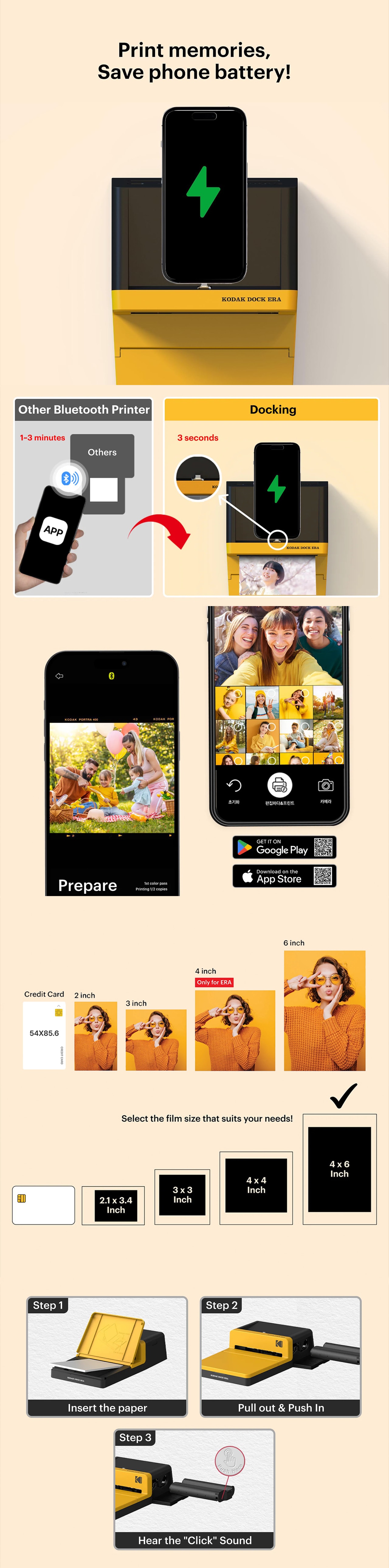 KODAK 柯達 DOCK ERA D600 4R 相片打印機