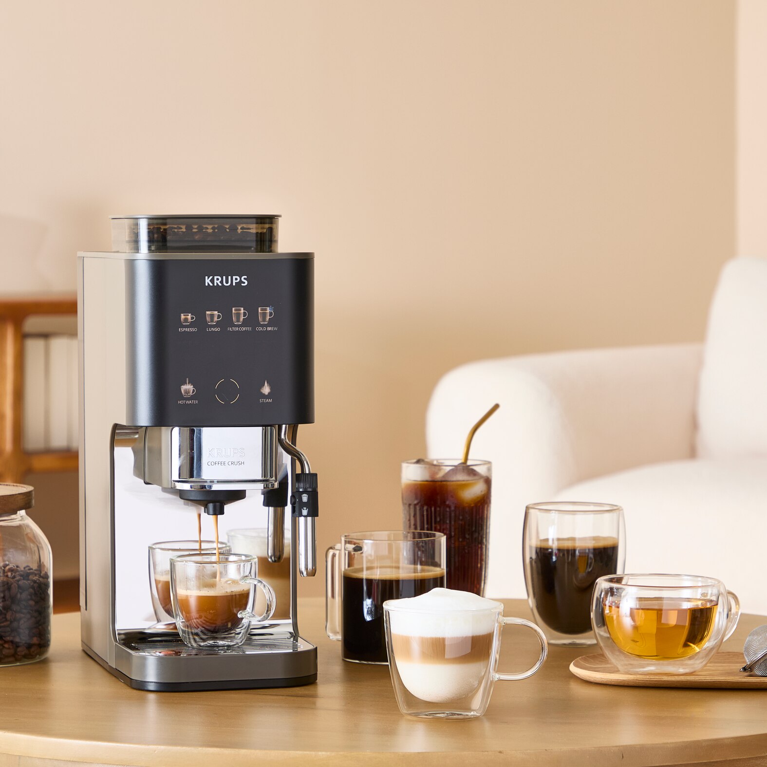Krups SA403BM0 Coffee Crush Experience 全自動咖啡機 全自動咖啡機