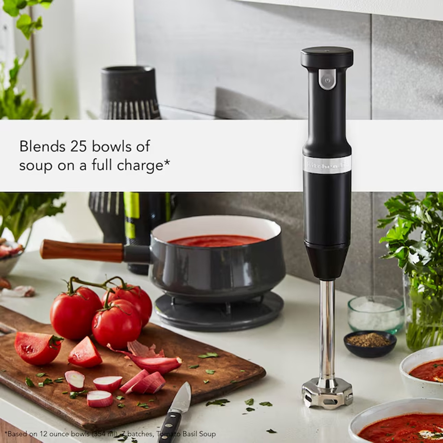 KitchenAid 5KHBBV53GBM Cordless Variable Speed Hand Blender